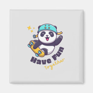 Funny Panda Cute For Animals Lover Magnet