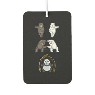Funny Panda Cute Polar Bear Animal Lover Car Air Freshener