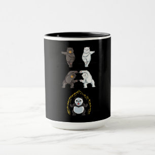 Funny Panda Cute Polar Bear Animal Lover Mug