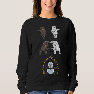 Funny Panda Cute Polar Bear Animal Lover Sweatshirt