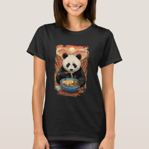 Funny Panda Eating Ramen Noodles Grand Canyon Nati T-Shirt