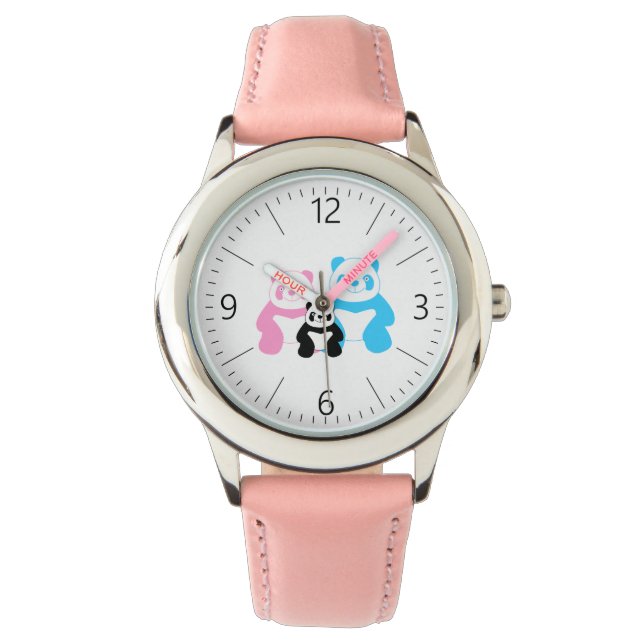 Funny panda’s family watch (Front)