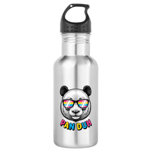 Funny Panda Sunglasses Vintage Engraving Shirt Des 532 Ml Water Bottle