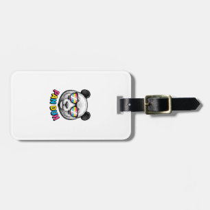 Funny Panda Sunglasses Vintage Engraving Shirt Des Luggage Tag