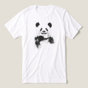 Funny panda Tri-Blend shirt