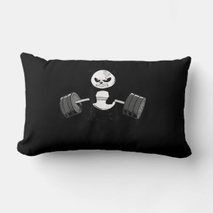 Funny Panda Workout  Kitten Gym Deadlift Power Lumbar Cushion