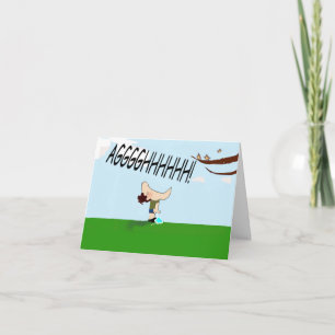 Funny Pandemic Cartoon Personalized Greeting Card