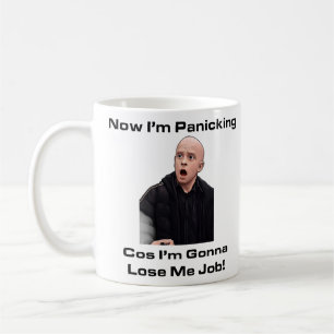 Funny Panic Mug Novelty Coffee Cup Work Humour Off