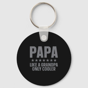 Funny Papa Art For Grandpa From Grandkids Father's Key Ring