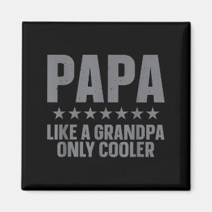 Funny Papa Art For Grandpa From Grandkids Father's Magnet