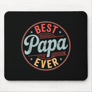 Funny Papa Art For Grandpa From Grandkids Father's Mouse Pad