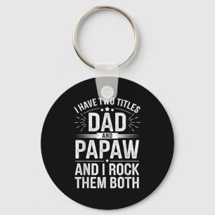 Funny Papaw Art For Grandpa Grandfather From Grand Key Ring