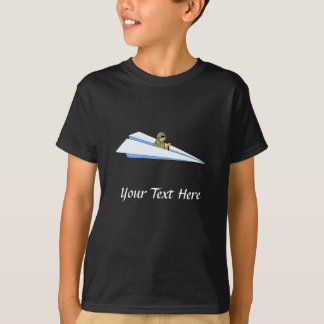 Funny Paper Aeroplane Pilot T-Shirt