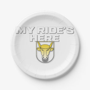 funny paper plate