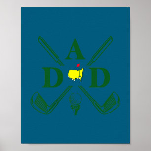 Funny Par Dad Golf Matching Golfing Quote Party Ck Poster