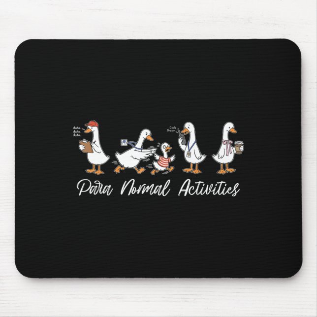Funny para normal activities silly gooses spedFunn Mouse Pad (Front)