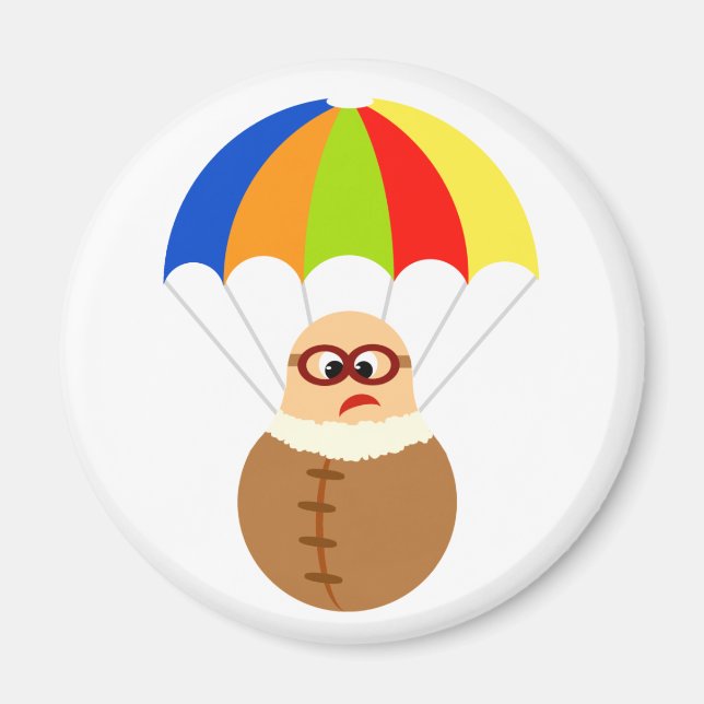 Funny Parachute Magnet (Front)