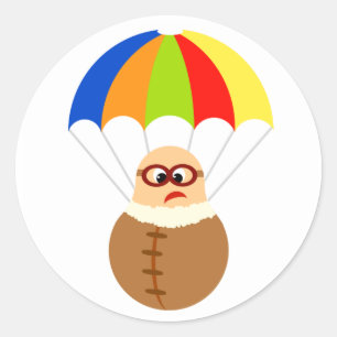 Funny Parachute Sticker
