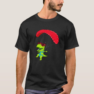Funny Paragliding Dinosaur Paraglider T-Shirt