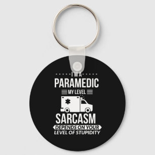 Funny Paramedic Emt Gift  Key Ring