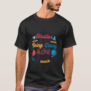 Funny Paraprofessional Besties Humour Para Squad F T-Shirt