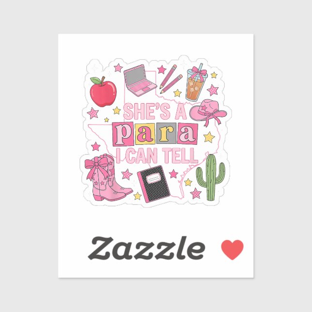 Funny Paraprofessional - She's A Para I Can Tell (Sheet)