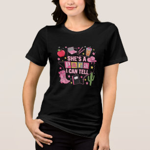 Funny Paraprofessional - She's A Para I Can Tell Tri-Blend Shirt