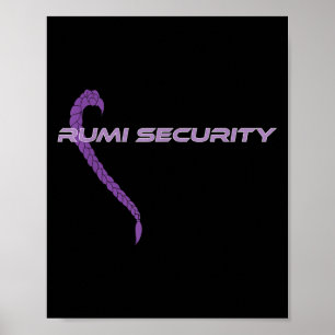 Funny Parent Halloween Costume Idea –“rumi Securit Poster