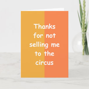 Funny parenting joke card from Daughter