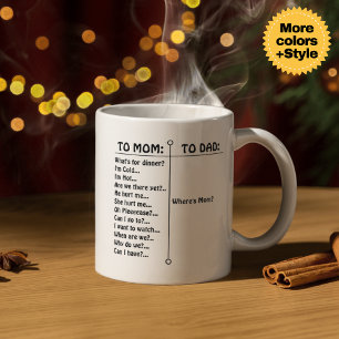Funny Parenting Mug - "Mum of Sassholes" & More - 