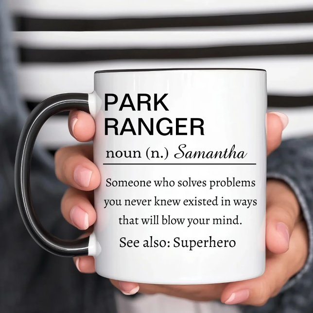 Funny Park Ranger Definition Mug (Creator Uploaded)