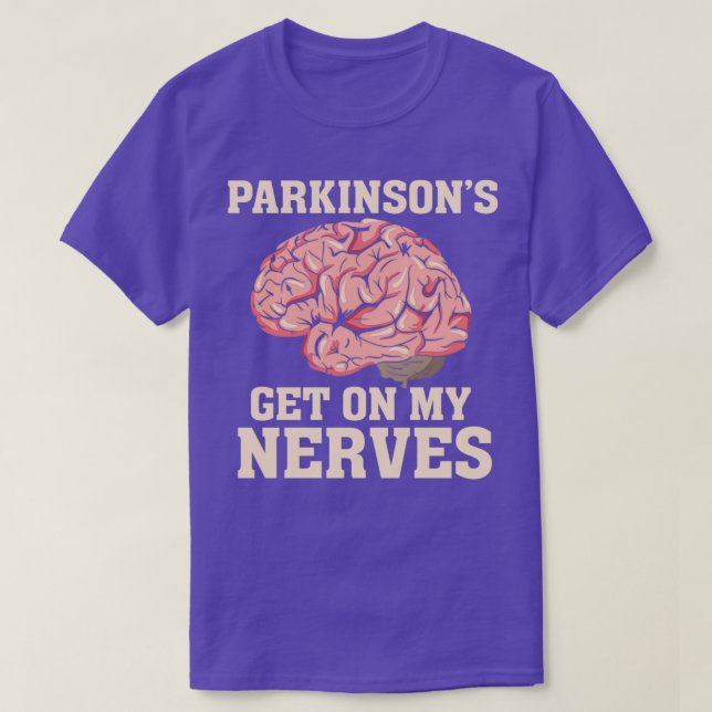 Funny Parkinsons Diseased Humour Gift T-Shirt (Design Front)