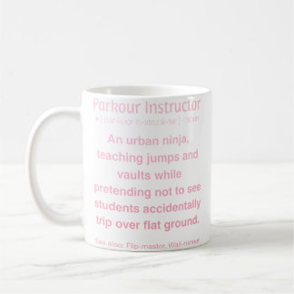 Funny Parkour Instructor Coffee Mug