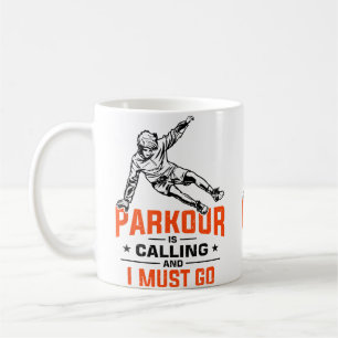 Funny Parkour Obstacle Course Design For Parkour L Coffee Mug
