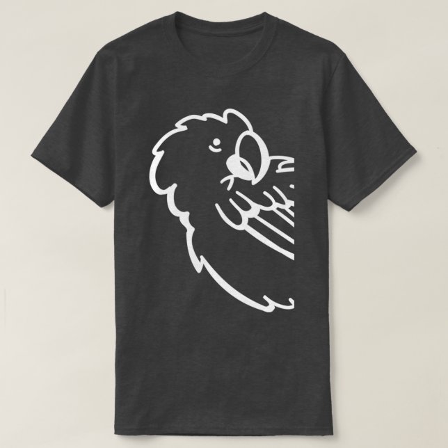 Funny Parrot Bird Lover Funny Cockatiel Bird Funny T-Shirt (Design Front)