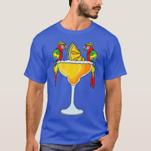 Funny Parrot Hawaiian Margarita Gift For Men T-Shirt