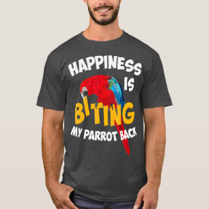 Funny Parrot Lover Gift For Men Women Kids Cool T-Shirt