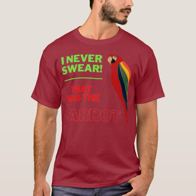 Funny Parrot T-Shirt (Front)