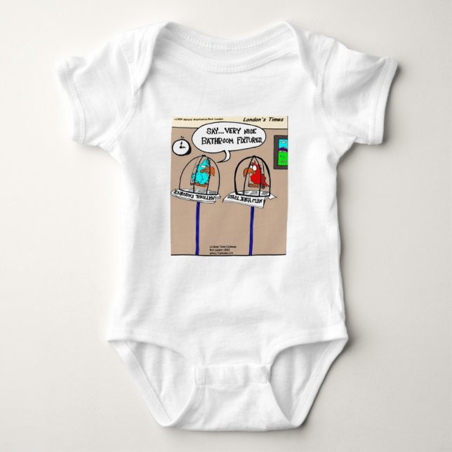 Funny Parrots Bathroom Fixtures Gifts & Tees (Front)