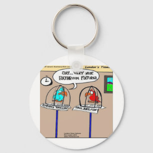 Funny Parrots Bathroom Fixtures Gifts & Tees Key Ring