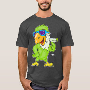 Funny Parrots Hawaiian Tropical T-Shirt