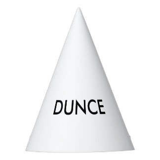 Funny party dunce hat