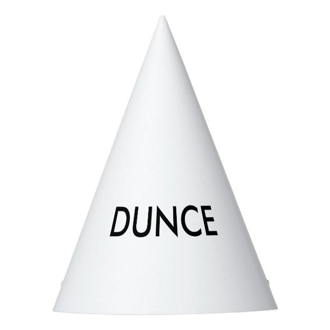 Funny party dunce hat (Front)