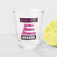 Funny Party Pink Black White Dice Bunco