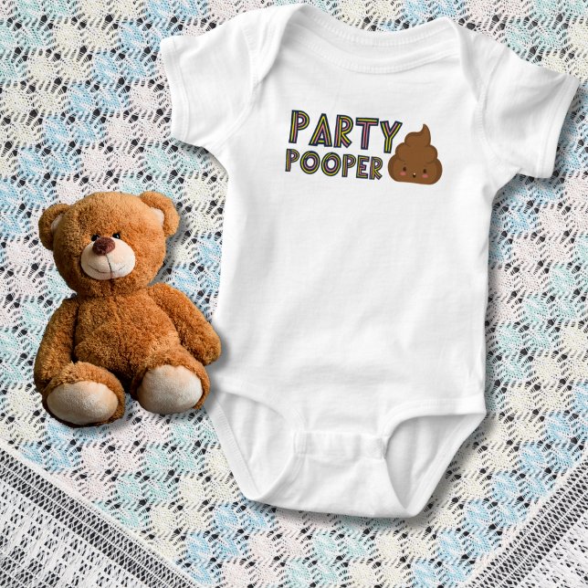 Funny Party Pooper  Baby Bodysuit (Creator Uploaded)