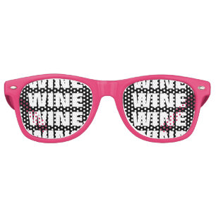 Funny party shades for wine lover