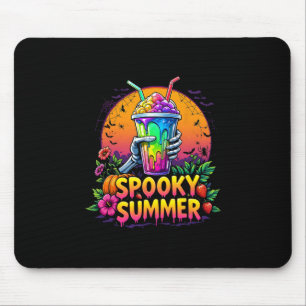 Funny Party Spooky Summer Drinks Summerween Vibes Mouse Pad