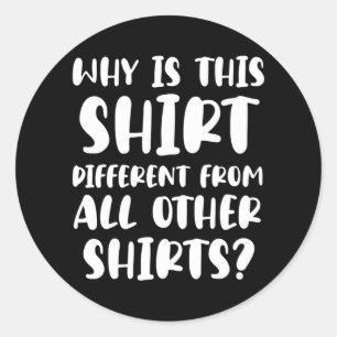 Funny Passover Ma Nishtana Seder Jewish Holidays Classic Round Sticker