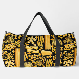 funny pasta print noodles pattern duffle bag