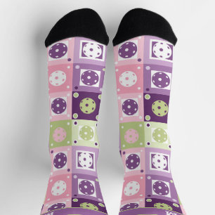 Funny pastel colours  Pickleball  Socks